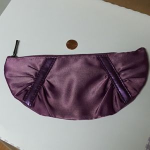 Purple zippered makeup bag by Mary Kay